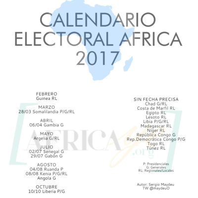 Elecciones en África en 2017